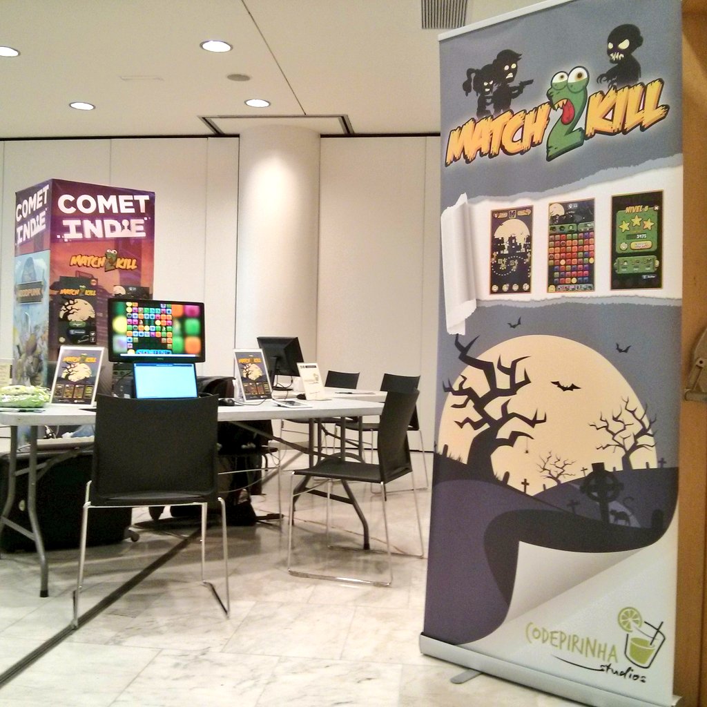 codepirinha's tweet photo. ¡Empezamos el sábado de @CometConES 2018! ¡Ya estamos en posición para que vengáis a probar #Match2Kill ! #CometCon18 #indiedev #indiegamedev #gamedev https://t.co/32G8xhuOfK