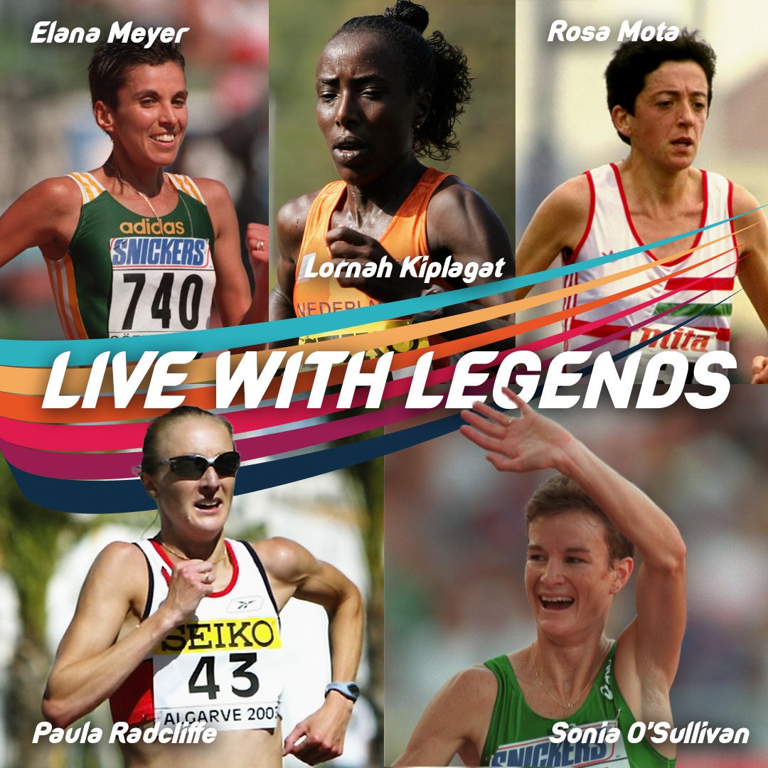 WorldAthletics's tweet photo. ⏳5 MIN ALERT ⏳
Have you got any road running related questions?
We've assembled the crème de la crème in Valencia, ready to answer.
What: Facebook #LiveWithLegends
When: Sat, 24 March, 11am CET
Where: https://t.co/4yB0oc5nHv … …
Post your questions below 👇
#ReasonsIRun https://t.co/NYTmZZxkI3