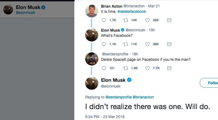 webrazzi's tweet photo. Elon Musk, Twitter'da Türk kullanıcının gazı ile Facebook hesaplarını sildi https://t.co/7yob0WQTGt https://t.co/833Ag6cPQt