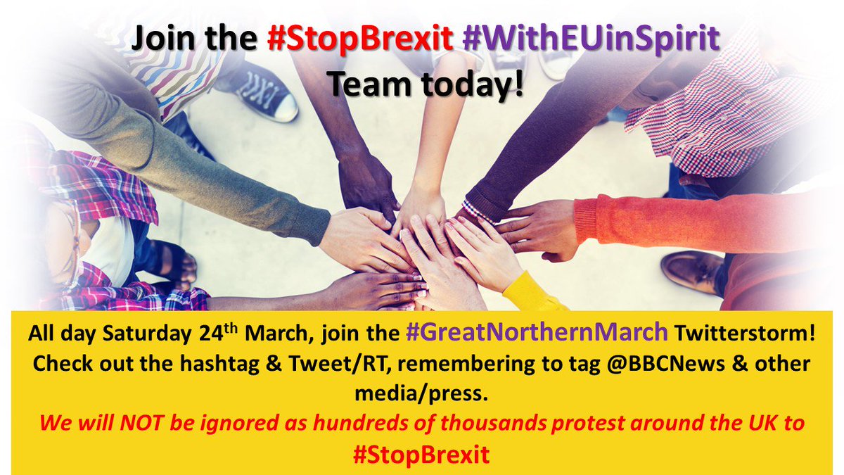 spaceangel1964's tweet image. ** #StopBrexit ACTION **

Please RT this &amp;amp; join the #WithEUinSpirit day of protest!

#GreatNorthernMarch 👇👇👇🌌😇🇪🇺🆘🇬🇧🏴󠁧󠁢󠁷󠁬󠁳󠁿🏴󠁧󠁢󠁳󠁣󠁴󠁿🏴󠁧󠁢󠁥󠁮󠁧󠁿