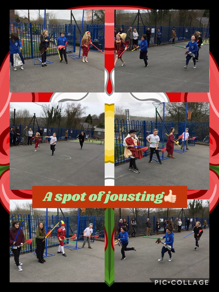 CCPPSchool's tweet photo. A spot of jousting and bird hunting was just what we needed to building up an appetite for our Tudor Banquet #ccp56 #ccpfun #ccpcommunity https://t.co/xTbmiJXeti