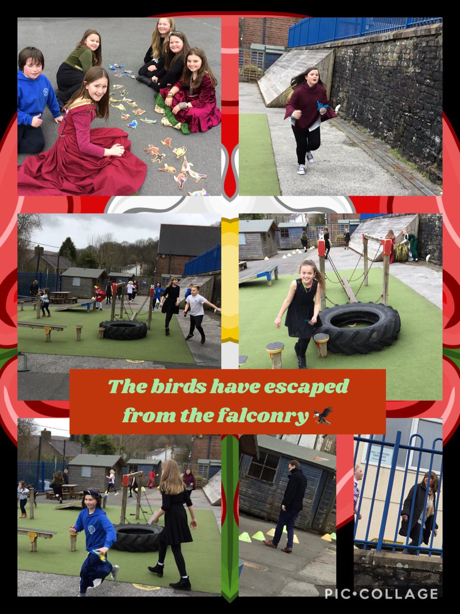 CCPPSchool's tweet photo. A spot of jousting and bird hunting was just what we needed to building up an appetite for our Tudor Banquet #ccp56 #ccpfun #ccpcommunity https://t.co/xTbmiJXeti