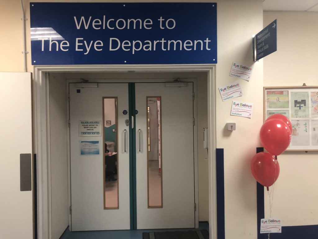 Bham_Childrens's tweet photo. Gearing up for the official launch of our new #EyeDepartment waiting area. Looking forward to seeing all our lovely supports soon! https://t.co/5p6btehe2x