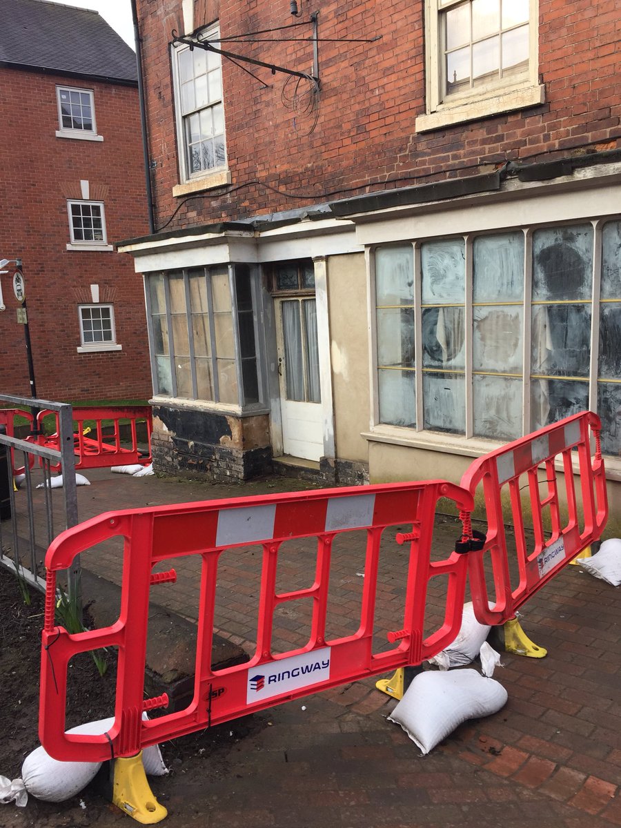 This is the mess next to my shop now! Feeling totally helpless @