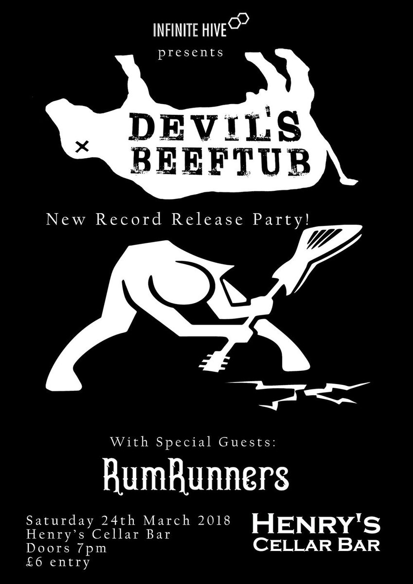 BuckfastBlues's tweet photo. Gig tonight!
7 30pm at @HenrysCellarBar
With @RumRunnersUK
Β£6 door cover, new CD & Tshirt for sale at the merch stand!
#BEEFTUB
https://t.co/Qi1gIJAx9D https://t.co/ipa8VmnQmA