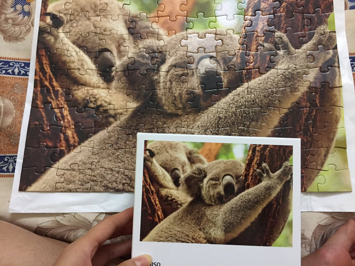 pagecloudcorn's tweet photo. My weekend #paintingpuzzle https://t.co/LnEmrcZ10J