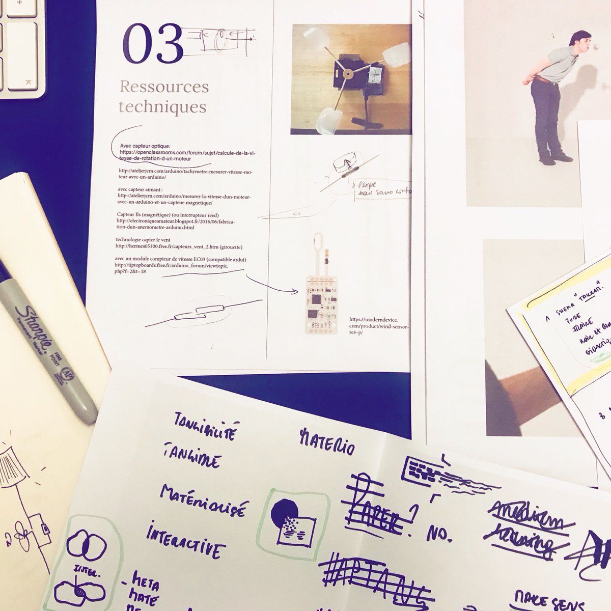 MeaningfulParis's tweet photo. 💡 #InteractionLab c'est parti ! 🎉 #design
Venez découvrir notre terrain d'exploration où les designers de @MeaningfulParis imaginent et prototypent de nouvelles formes d’ #interaction physiques et #numerique
➡️ https://t.co/Kx5ybGyO42 🤙
#Arduino 💻 #prototyping https://t.co/fKkHICiIvf