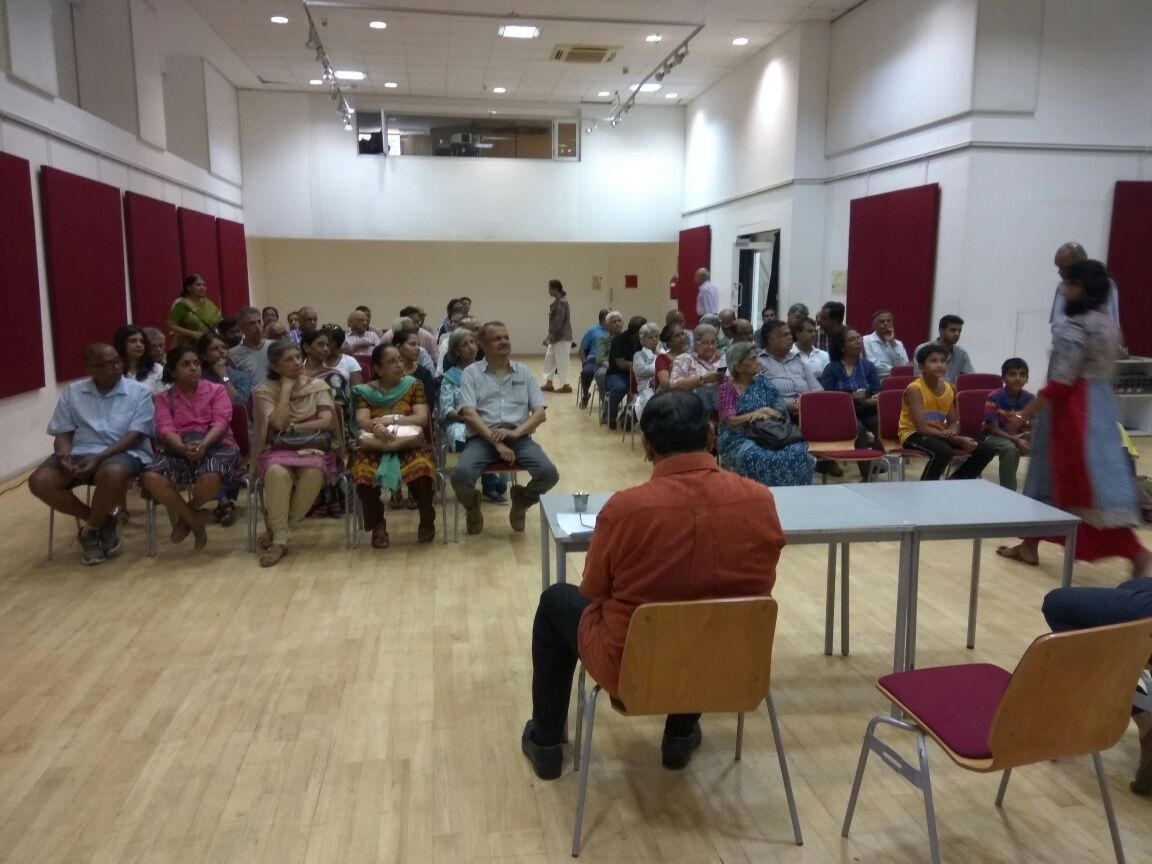 icindngr's tweet photo. Justice Santosh Hegde &amp; @ravichandar with the residents of Indiranagar at @GI_Bangalore Creating a charter for our MLA candidates. #KarnatakaElections2018 https://t.co/Ln2uF94LPZ