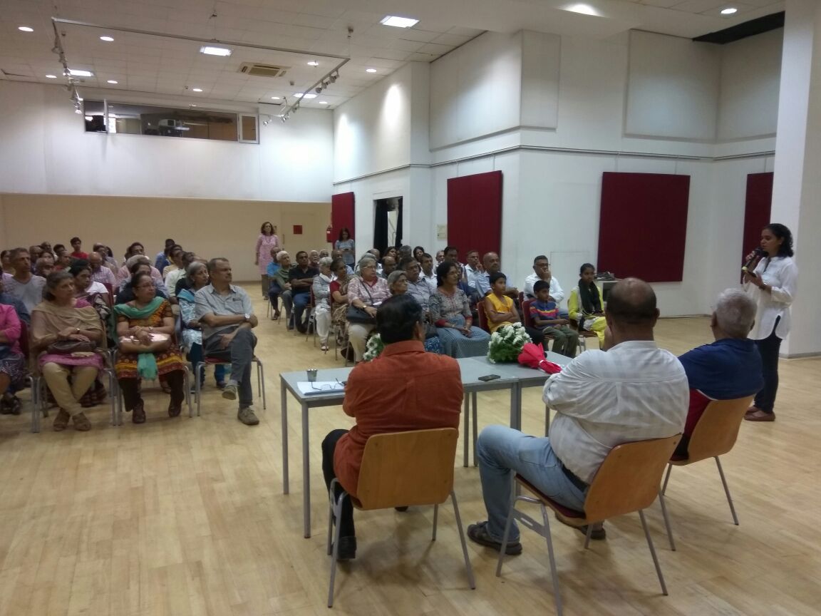 icindngr's tweet photo. Justice Santosh Hegde &amp; @ravichandar with the residents of Indiranagar at @GI_Bangalore Creating a charter for our MLA candidates. #KarnatakaElections2018 https://t.co/Ln2uF94LPZ