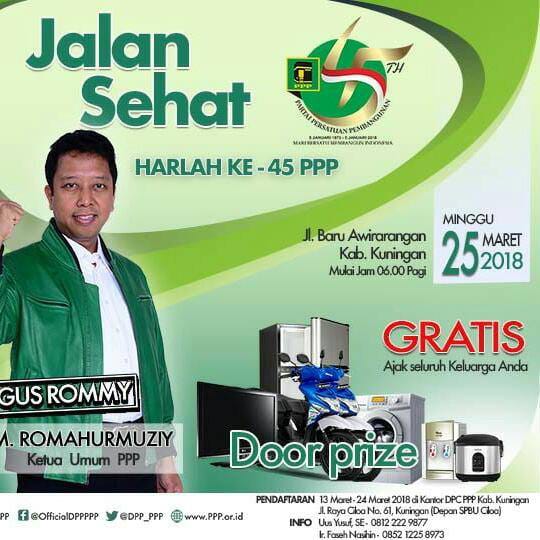 Ichal_ubay's tweet photo. Lebih baik mencegah Dri pada mengobati. Yuk kita sehat
#sehatbarengp3kuningan 
@Romahurmuziy 
@DPP_PPP 
@pepepsae https://t.co/rnvDM8mzit
