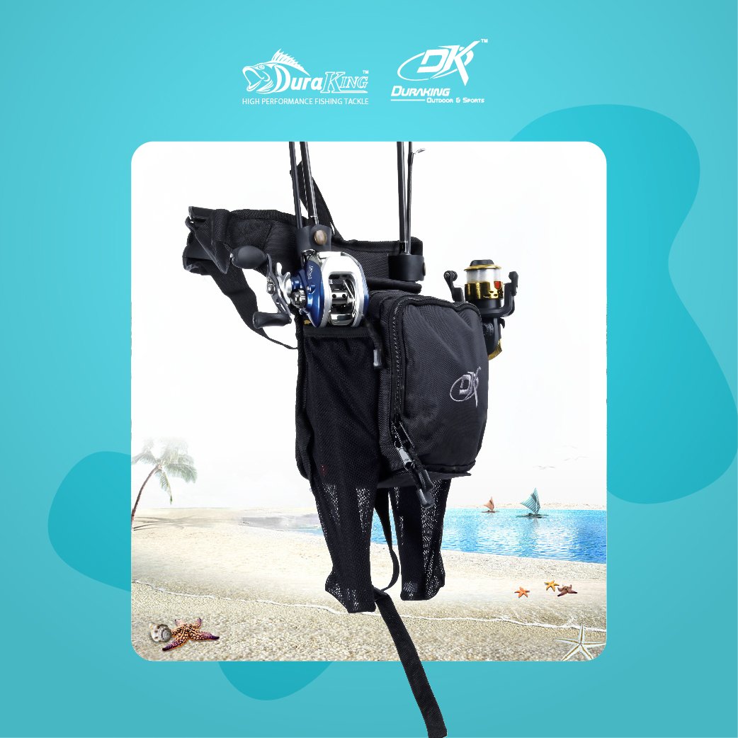 Selain cocok untuk menjadi tempat menyimpan peralatan memancing, Duraking Sling Bag Foot juga cocok untuk melengkapi penampilan kamu saat memancing.