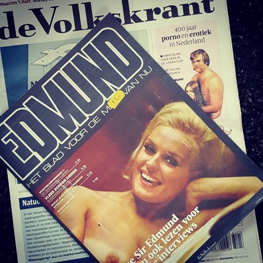 MartijnKleppe's tweet photo. Pagina's vol @KB_Nederland porno in de Volkskrant vandaag. Arme redacteur die de ingezonden brieven moet behandelen...#pornopapier #meermanno #ennuishetgenoeggeweestmetdeporno https://t.co/p7dNfo3j4k