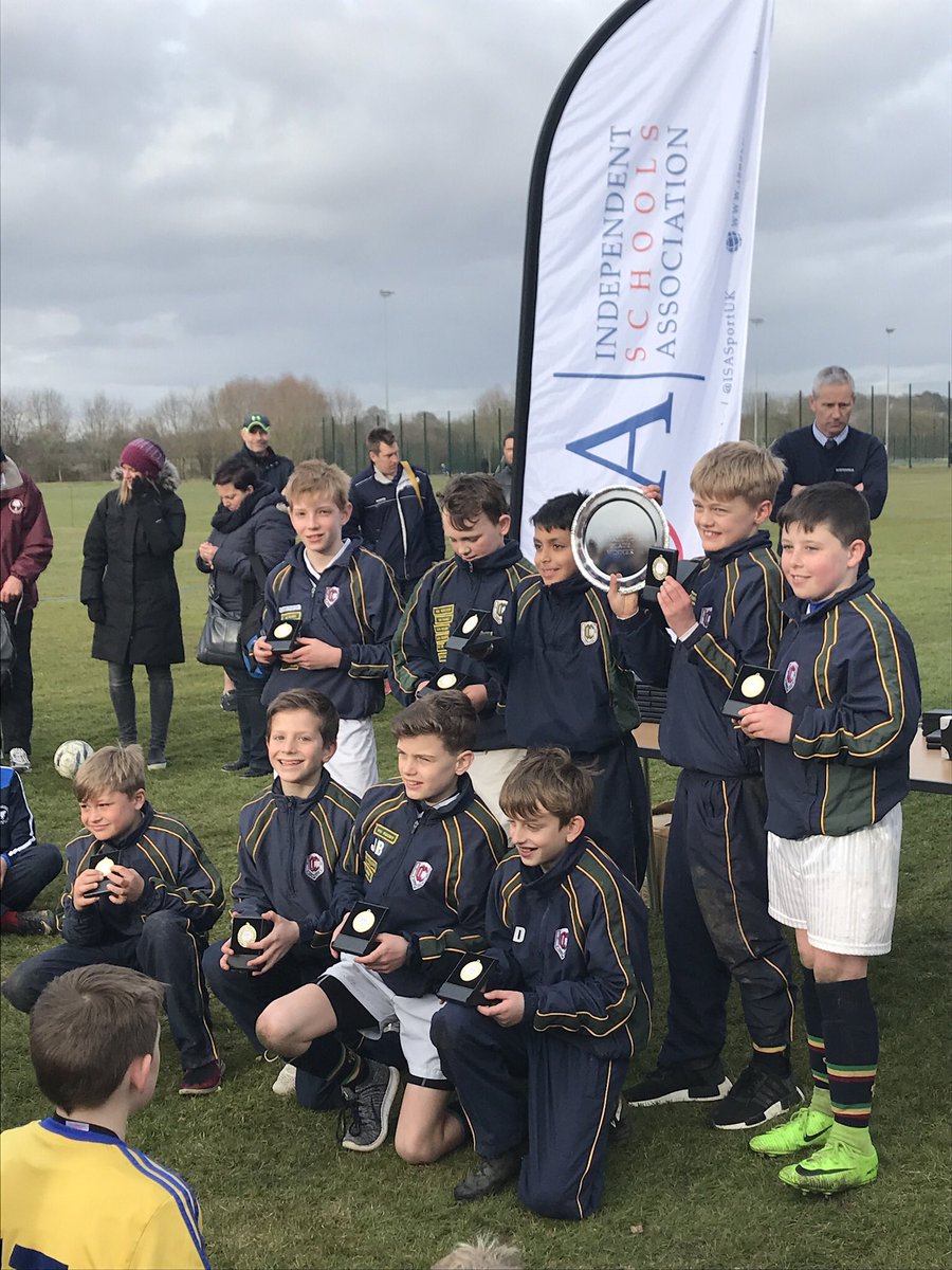 talentbydesign's tweet photo. @ClairesCourtJB  @clairescourt U11 winners of the 5 a side plate at @ISASportUK National football finals yesterday. Thank you to @ISASportUK and @DixieGrounds @DixieGrammar for a wonderful day of sport #achieving #coachingskills #winning #lovesport #teamwork https://t.co/HFKGCJz2ER