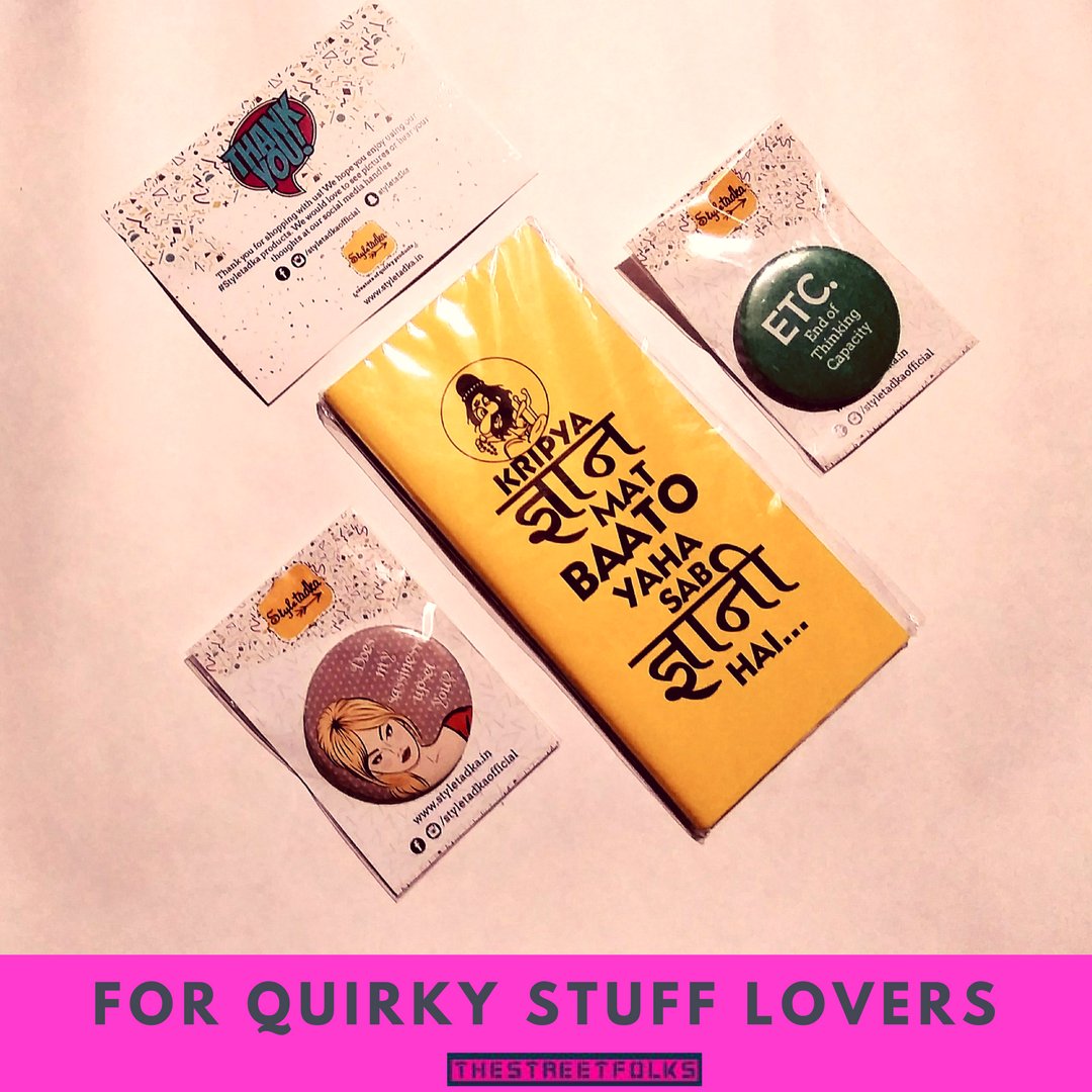 TheStreetFolks's tweet photo. Do you like quirky stuff? If yes, visit our latest site review here https://t.co/l5C5YA77PV

#quirkystationary #Styletadka #Reviews #PrintedTshirts #TheStreetFolks
@FemaleBloggerRT @RT_com @styletadka1 https://t.co/MzGaWfcf2o