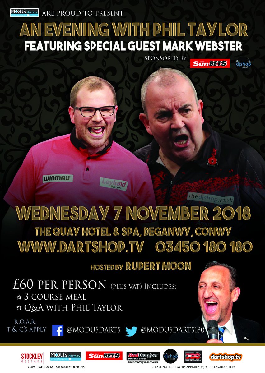 BishopofBedlam's tweet photo. Don't miss out on these fantastic Darts Nights in Wales from @ModusDarts180 Tickets at https://t.co/ymyvfZnjOi or 0345180180 https://t.co/RBmAonnaUI