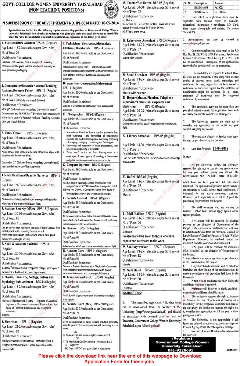 Gulfam Ramay On Twitter Government College Women University Faisalabad Jobs March 2018 Gcwuf Application Form Latest Jobs In Faisalabad Punjab Https T Co Jlxyqfyss3 Governmentcollegewomenuniversity Faisalabad Gcwufjobs Gcwuf Punjab Https T
