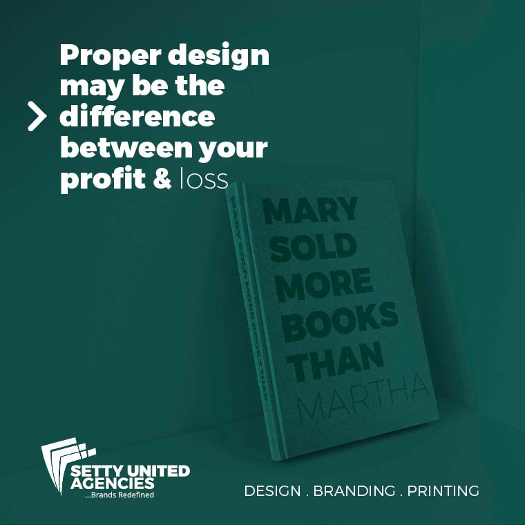 Setty_United's tweet photo. Proper design may be the difference between your profits &amp; loss. Your audience needs to be attracted, not distracted. #Design #Branding #WomenAndMedia https://t.co/HQhdP9J28L
