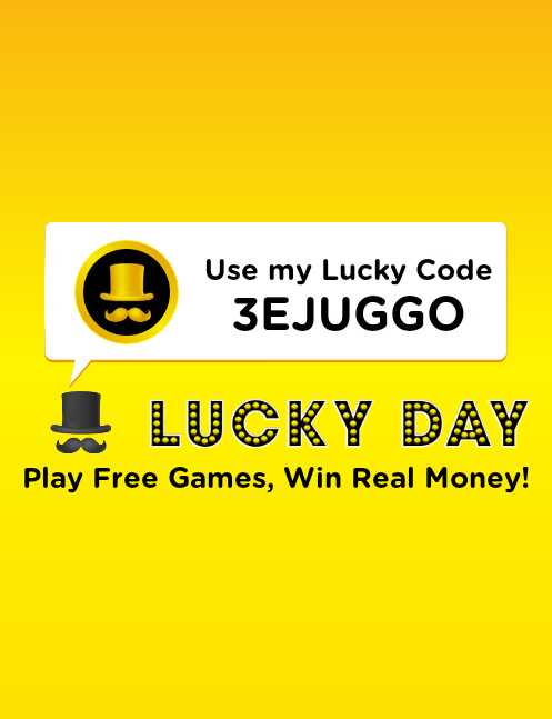 AuroraCookj's tweet photo. With @LuckyDayApp, every day is a chance to win real money and prizes by playing FREE games! Use my Lucky Code '3EJUGGO' to get started https://t.co/xRIfLT2hPr https://t.co/o0X391zuFH