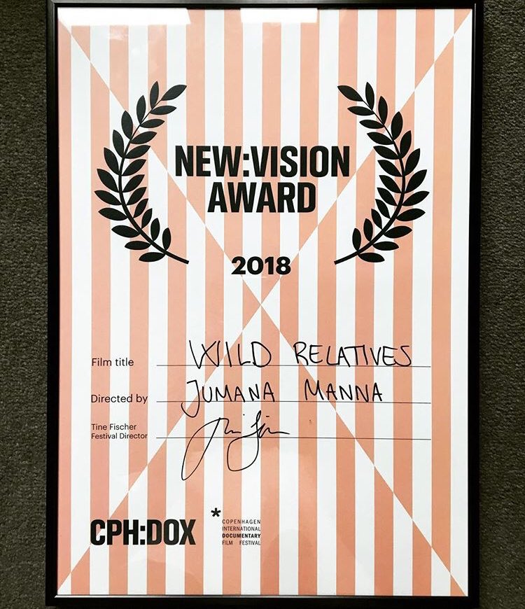 CAPCmusee's tweet photo. [PRIX] Jumana Manna a reçu The NEW:VISION Award avec Wild Relatives. Œuvre produite dans le cadre de la programmation Satellite10 "L’économie du vivant" Une proposition de @oseibonsu_  👏🏽BRAVO ! https://t.co/FZ5wQARtxj