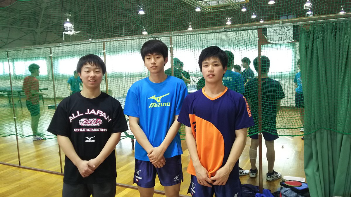 三重大学卓球部 今日は高田高校から山本くん 堀川くん 古市くんの3人が来てくれました 春休みが終わりに近づくなかで 大変いい刺激となりました ありがとうございました