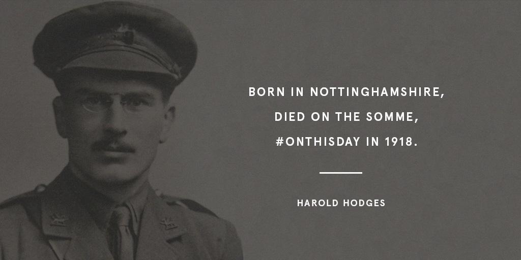 EnglandRugby's tweet photo. Remembering the 27 England internationals who gave their lives during #WW1.
 
Harold Hodges: https://t.co/gacDoT4BYI 

#RugbyRemembers https://t.co/51zIeWYIhF