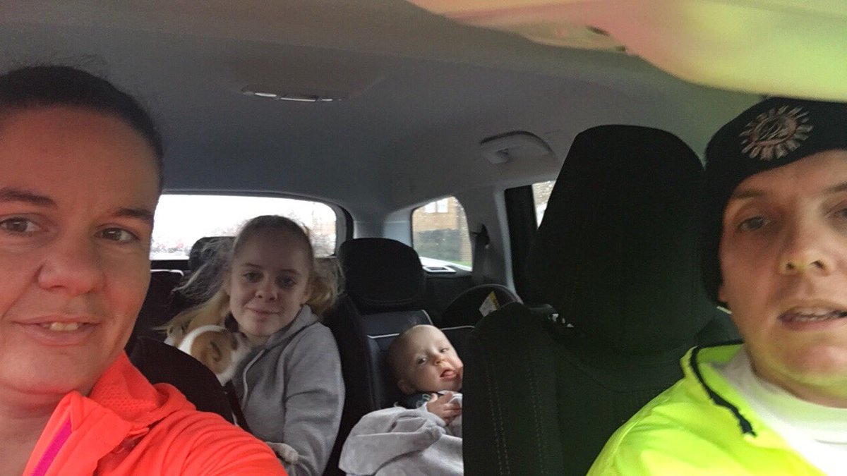 All ready for @mallingparkrun this morning buggy run for Lee Allen and buddy’s first time out and it’s to parkrun.