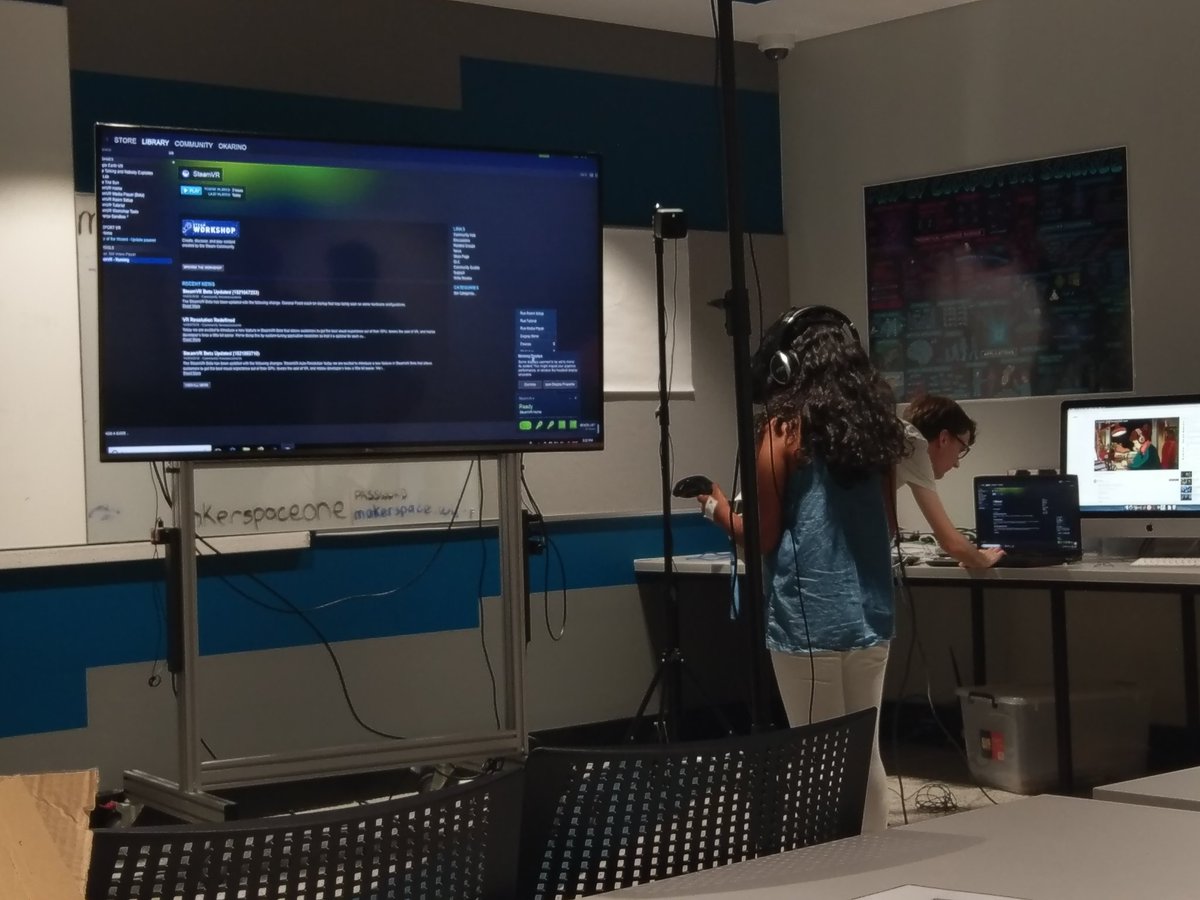 xMegBeth's tweet photo. Our Supergirls now know what is it like to fly safely around the globe using technology!
With help from using VR Google Mapping.
#VRGoogle #perthsuperheroes #SuperheroDaughterDay18
#VR #techgirls #womeninSTEM #ECU
@DCC_JOBS @TGAsuperheroes https://t.co/1hZu21AVuX