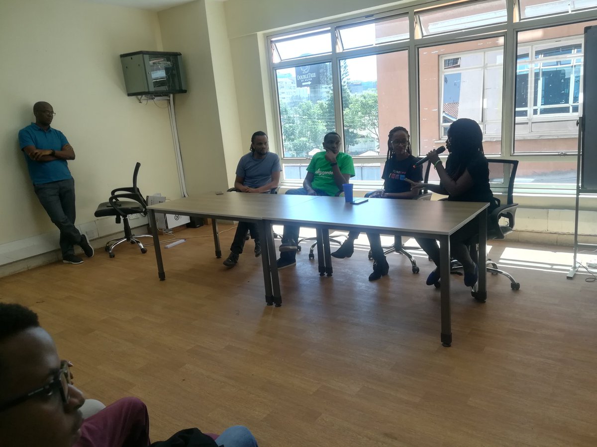 moringaschool's tweet photo. CTO Panel discussion kicked off at Moringa School. The different panelists giving their insights on what they look for in a good developer. #NTW2018 #InfraSec #MonolithApps https://t.co/yB3ZBwNUSf