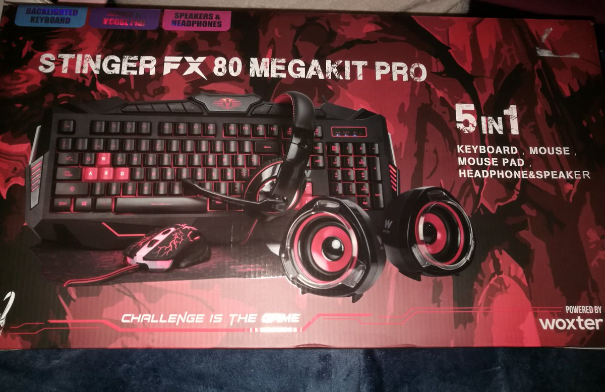 enterat's tweet photo. RAQUEL nos manda la foto del pack gaming Woxter que ha ganado gracias al concurso de @NewHomePc ¡Seguimos regalando cosas en https://t.co/OuCPWXgSUG!
#premiosENT https://t.co/BztjLGeMyE