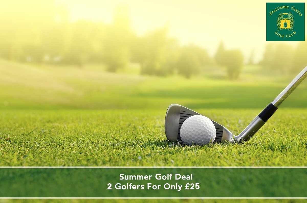 *** Summer Golf Deal ***

The snow appears to be gone so it’s time to take advantage of our summer golf deal!  For only £25 you and a friend could have a coffee, bacon roll and a round of golf each.  

ballumbiegolf.co.uk/index.html#spe…