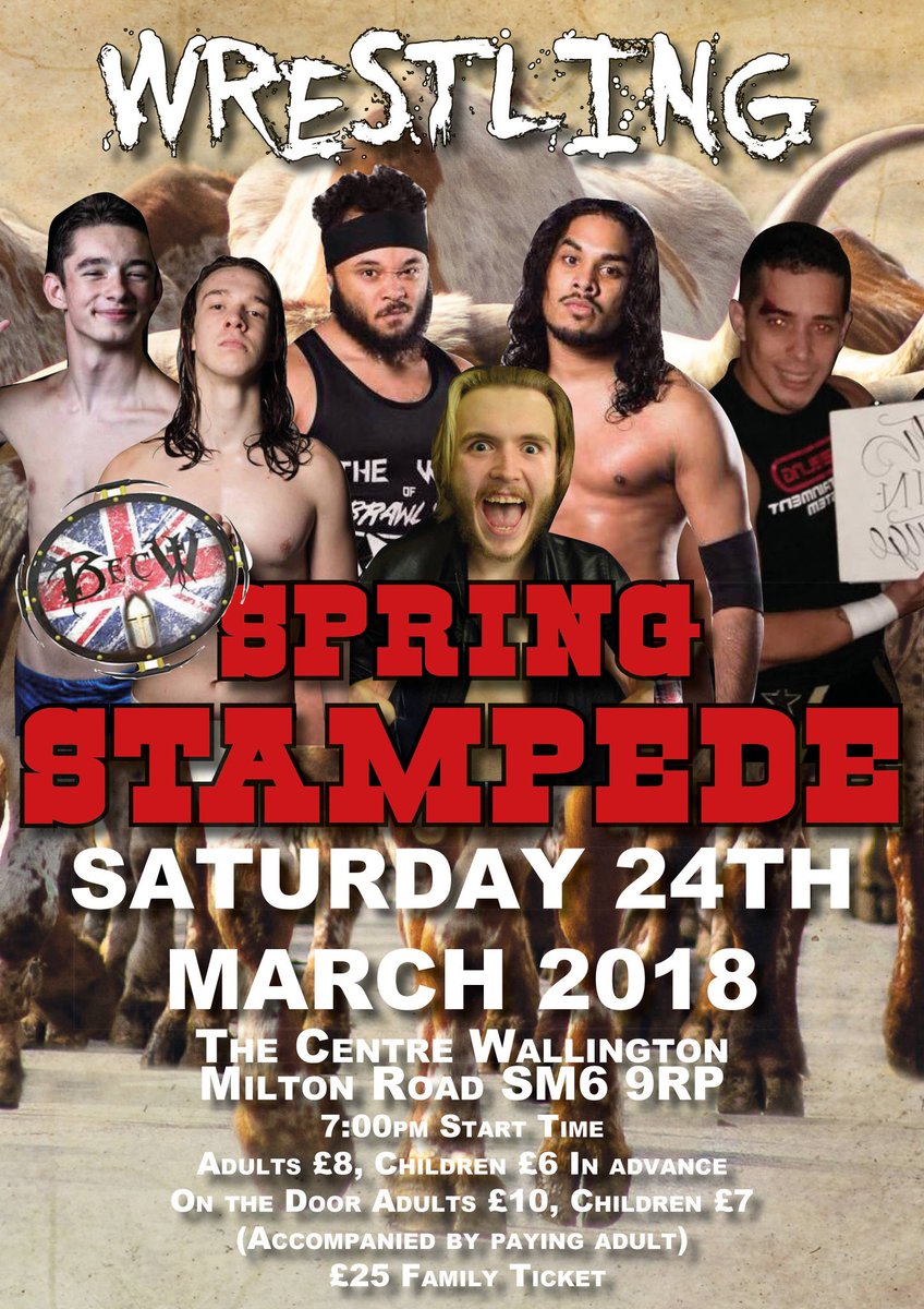 BECWUK's tweet photo. Spring Stampede live this evening in Wallington. You can still purchase on the door for tonight starts at 7pm. https://t.co/bXWE3lpyqf