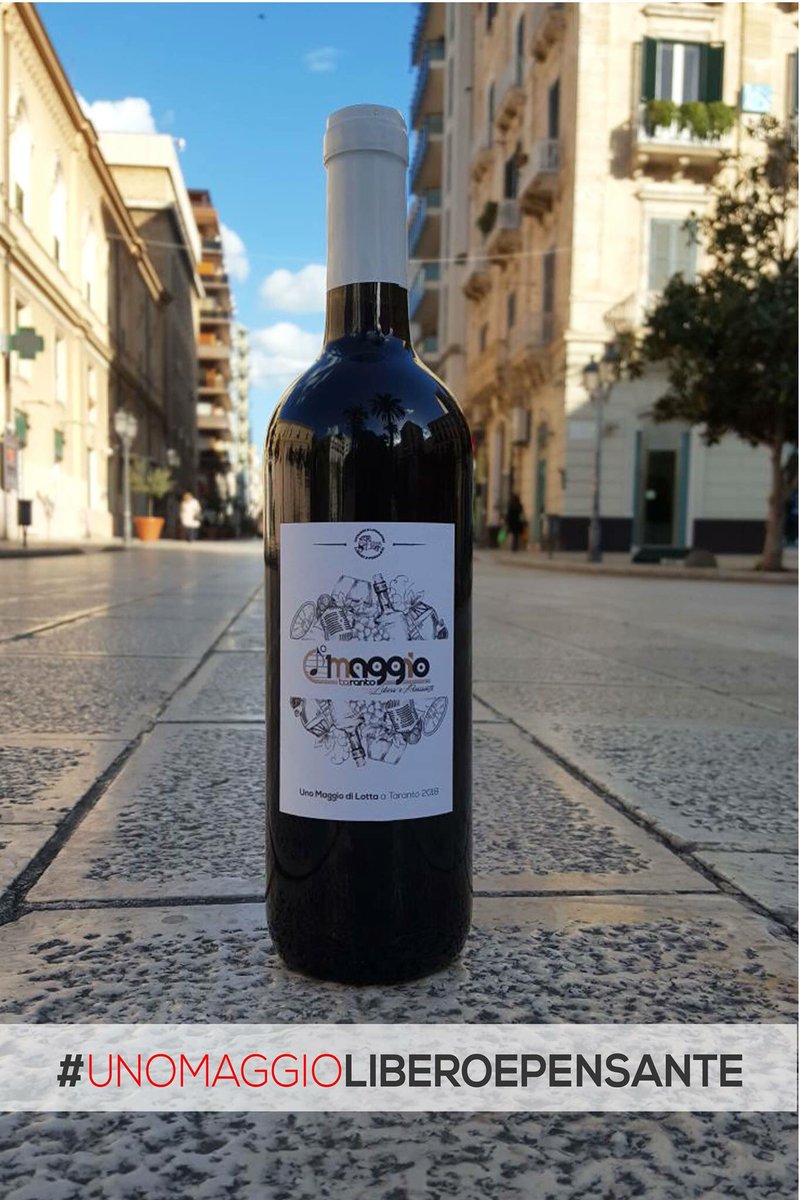 Sostieni #unomaggiotaranto con il vino 🍷 Libero e Pensante.
Vi aspettiamo questa mattina dalle ore 11.30 presso la nostra sede in 📍via Cavallotti 101/A Taranto

Sostienici anche con la campagna di crowdfunding <a href="/Musicraiser/">Musicraiser</a> musicraiser.com/it/projects/99… 
#unomaggioliberoepensante