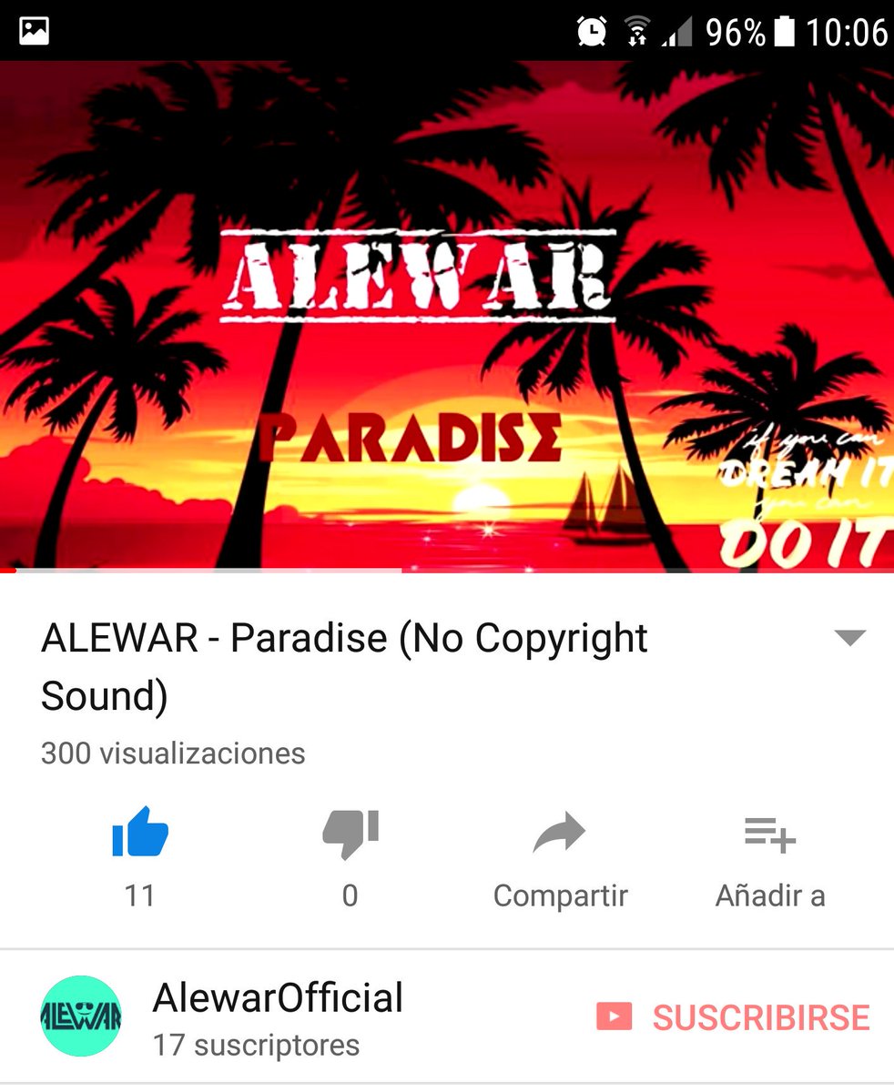 AlewarMusic's tweet photo. Os quiero chicos, gracias por las 300 visualizaciones/ Love you guys thanks for the 300 views #Paradise #Thanks #LoveYouGuys https://t.co/nUr982avGM