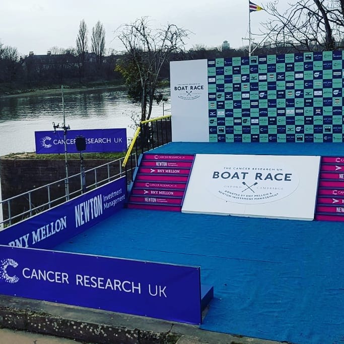 Beaconcreatives's tweet photo. RT @FirstNetwork: All set for today's Oxford v. Cambridge Boat Race. More than 250,000 people are expected to line the river today for the 164th race.  Good luck to everyone involved. #avhire #avcompany #eventprofs #londonconferences #londonav #presentat… https://t.co/sPqN8cgFP7