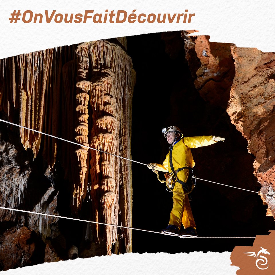 dragonniere's tweet photo. #OnVousFaitDécouvrir
EXCEPTIONNEL ! allez percer les mystères du milieu souterrain🔦au #spéléopark de #lagrottedeclamouse
De tyroliennes en pont de singe, venez comprendre, découvrir et vous émerveiller! 
#domainedeladragonniere #sunelia
#suddelafrance #grandsitedefrance https://t.co/V8Wxh9MyMJ