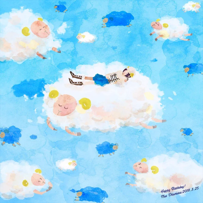 ?直央くん☁️お誕生日おめでとう??
#岡村直央生誕祭2018 