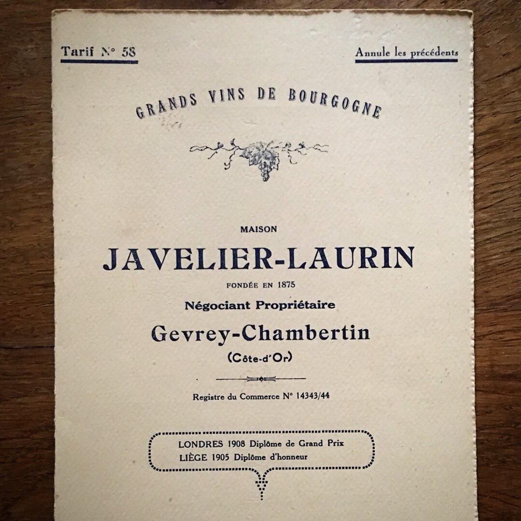 SOMM_FILM's tweet photo. A pre world war 2 négociant price list from 1936 found while filming #somm3 in Burgundy. https://t.co/XXjHaO3aIB