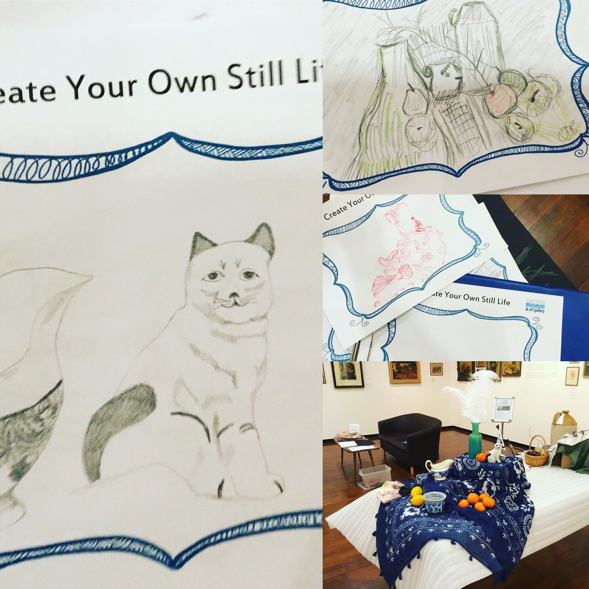 MuseumandArt's tweet photo. We’Ve had some lovely still life drawings created by visitors to the free drop=in event today. #bbcgetcreative #museumsassistantmoment https://t.co/sOLVaPHGZR
