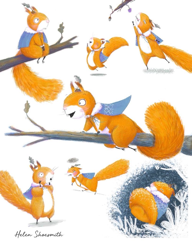 First post for a while! Here is one of the characters I did for #makeartthatsells.

#squirrel #illustration #matsicb #characterdesign #illustrationforchildren