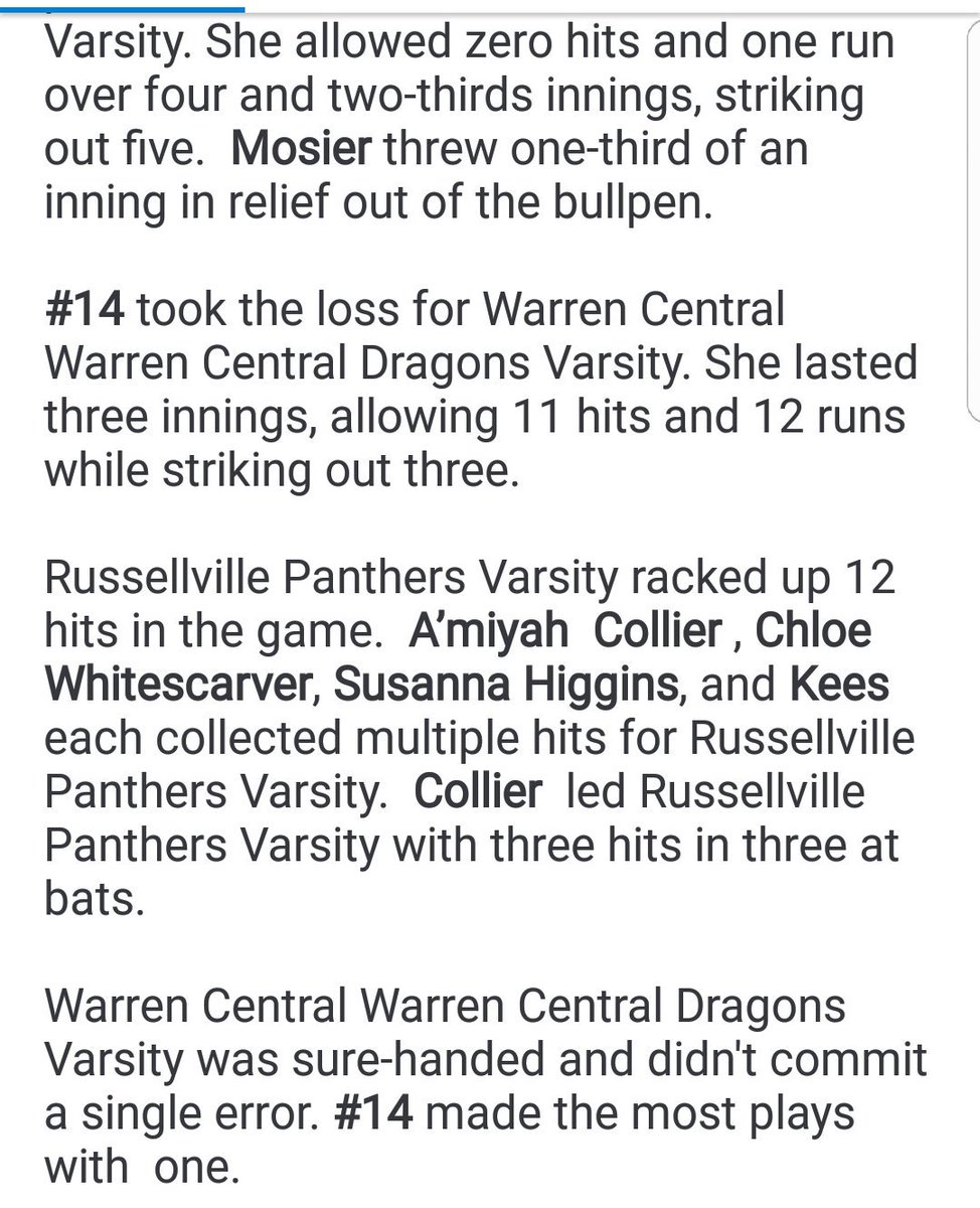 Russellville LPS (@rvksoftball) on Twitter photo 