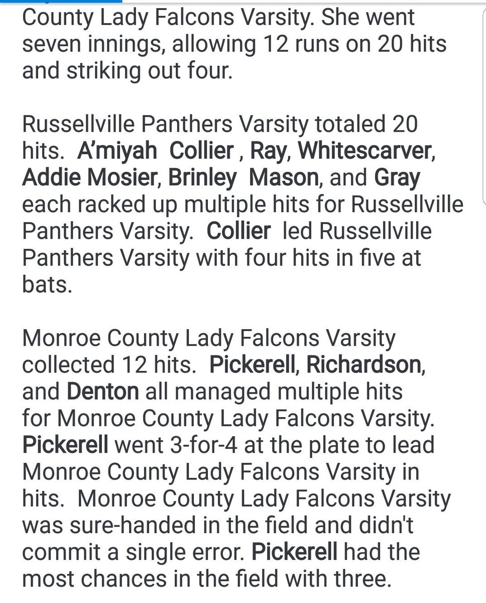 Russellville LPS (@rvksoftball) on Twitter photo 