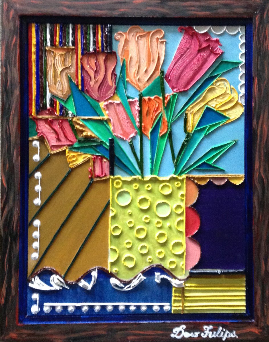 ARTISTSVEN's tweet image. ARTBYSVEN:   &quot;Dew Tulips!&quot;   ONLY OIL!

REAL...      AND        DREAM.....

OSMOSIS     OF        MIND!!!!!!!

#art #artcollector #artbytes #poetry #truth #beauty #beautiful #artlife #architecture #design #living #truthisbeauty #artgallery #artcontemporain #paintings