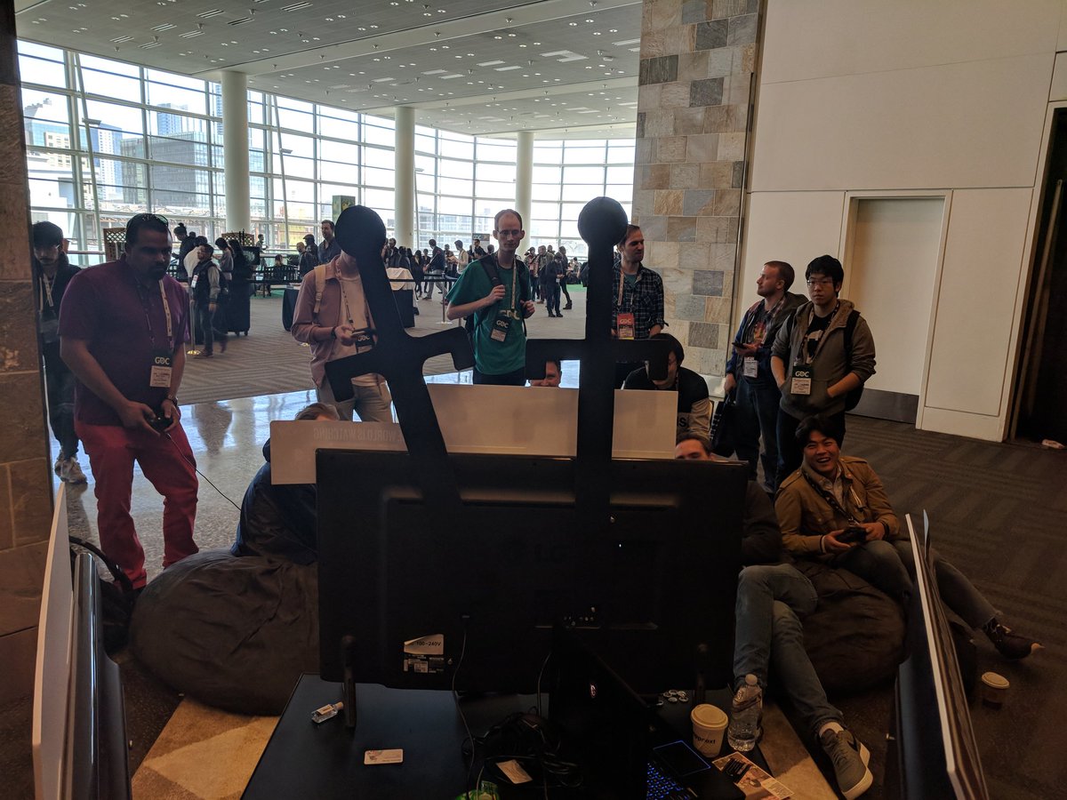 themoonfields's tweet photo. #GDC18 was really amazing. See y'all at #PAXEast2018. Thanks @IndieMEGABOOTH https://t.co/1s4bB3V135