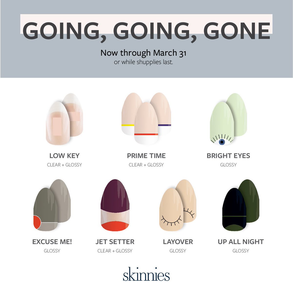 rlj4now's tweet photo. LAST CALL for the GOING, GOING, GONE!!!!  Deadline Date is March 31, 2018 or while supplies last!!  The BUY 3 GET 2 FREE SPECIAL is still available!!!  Get yours today at https://t.co/lOc7rndEuZ https://t.co/ISoajDbtzO