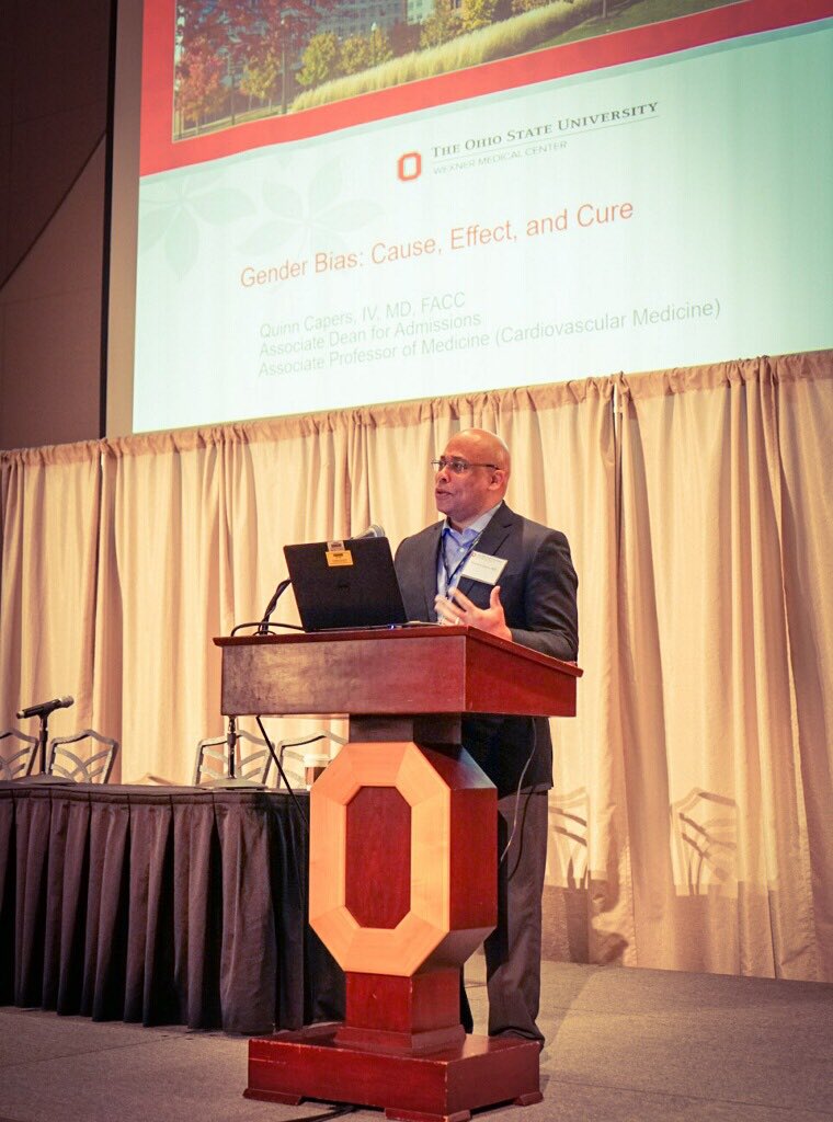 MCNguyenMD's tweet image. Honor to have Dr. @DrQuinnCapers4 discuss #genderbias at #OSUWIS18 @OSUSurgery