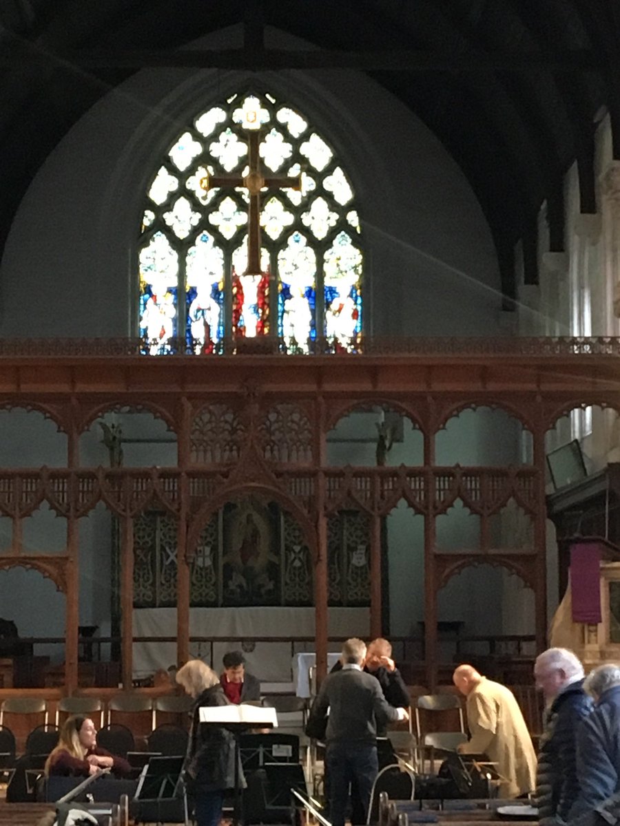 @StJohnsSW19 is today’s office for Mozart’s C Minor Mass with @SorayaMafi @rowan_pierce #AlessandroFisher @AcademyChoir and @mozartplayers