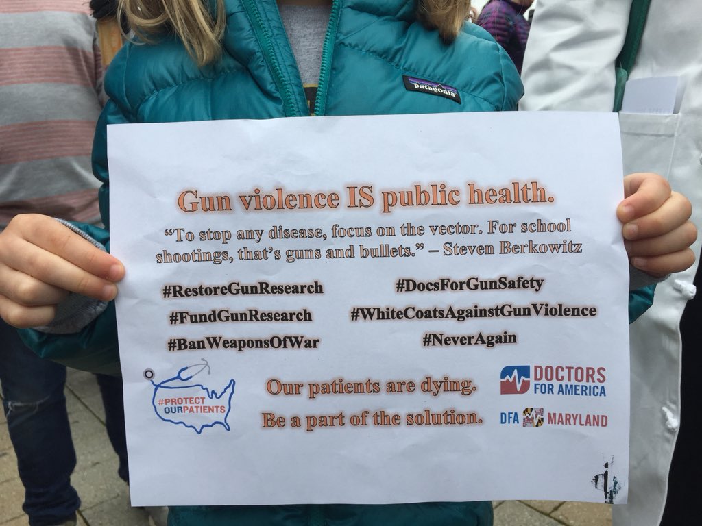 freddieoconnell's tweet photo. #MarchForOurLivesNashville #Enough #DocsForGunSafety https://t.co/pbBfCo9Bsr