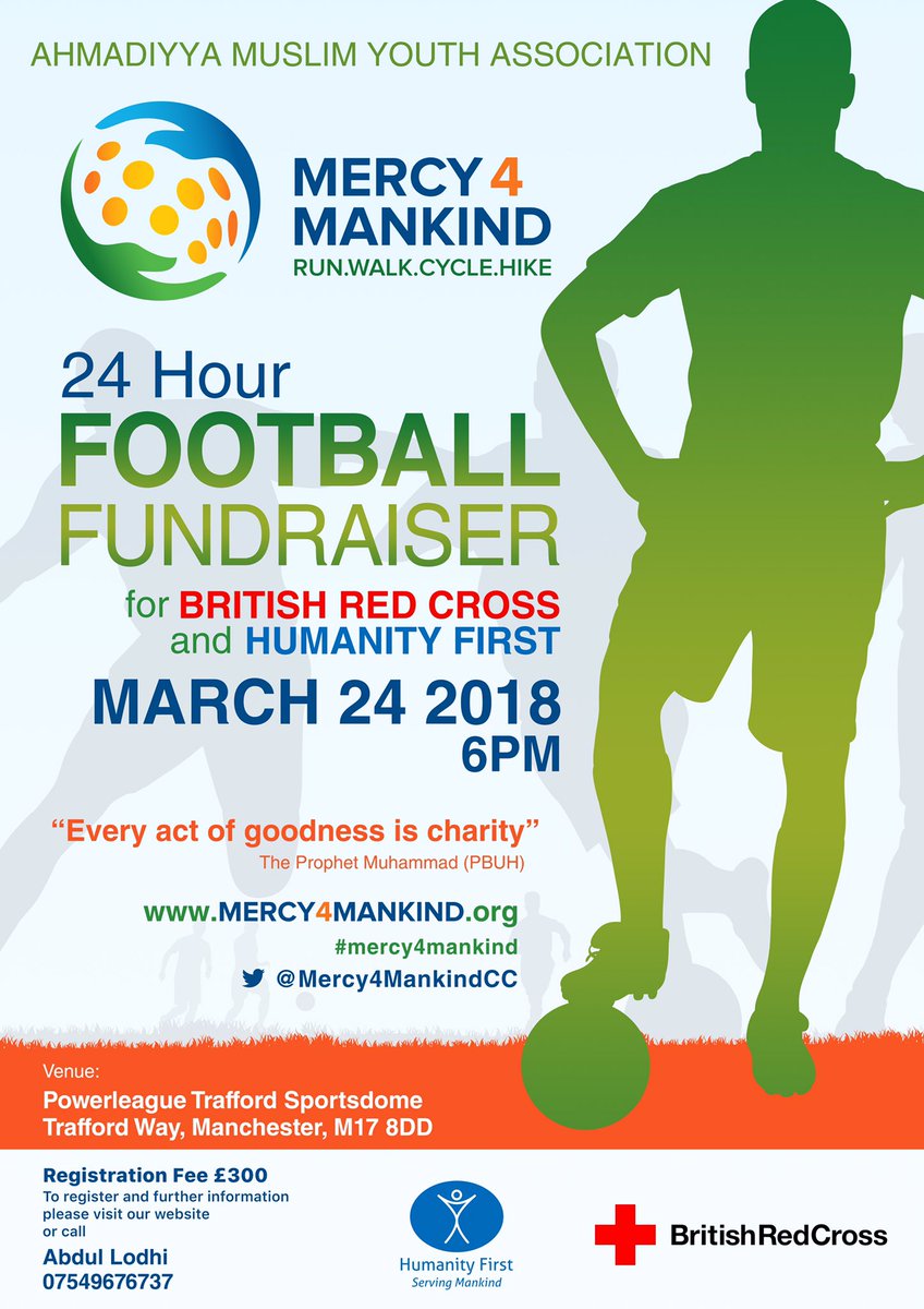 UKMuslimYouth's tweet image. Few hours to go till the 24-hour @Mercy4MankindCC football fundraiser. Great game bringing together communities for a worthwhile cause. 

"A person's true wealth is that which he spends on good deeds in Allah's cause" - Prophet Muhammad (peace be upon him) the #Mercy4Mankind