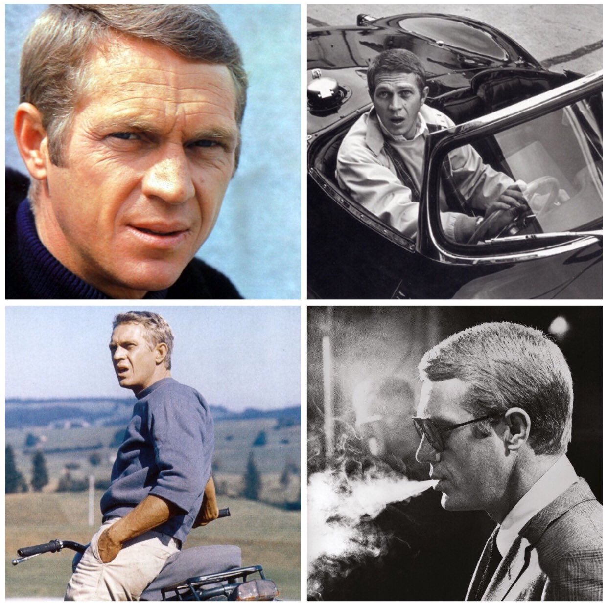 Happy birthday to American screen icon, Steve McQueen (1930-1980).  