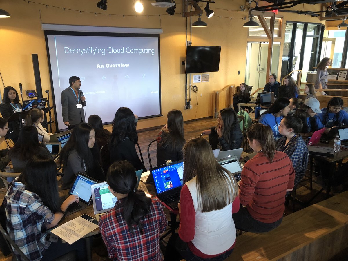 KTFournier's tweet photo. Inspiring morning at #MetroHacksWomen mentoring a very determined group of young women. Good luck ladies! #codecollabcreate #hackathon https://t.co/HlFxM4Zbrx
